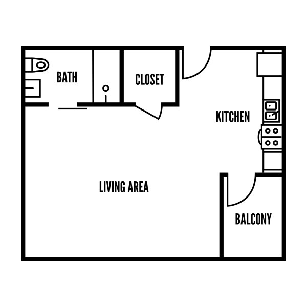 Floorplan apartment for rent #2