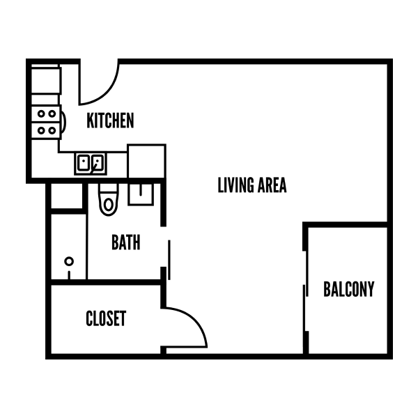 Floorplan apartment for rent #4